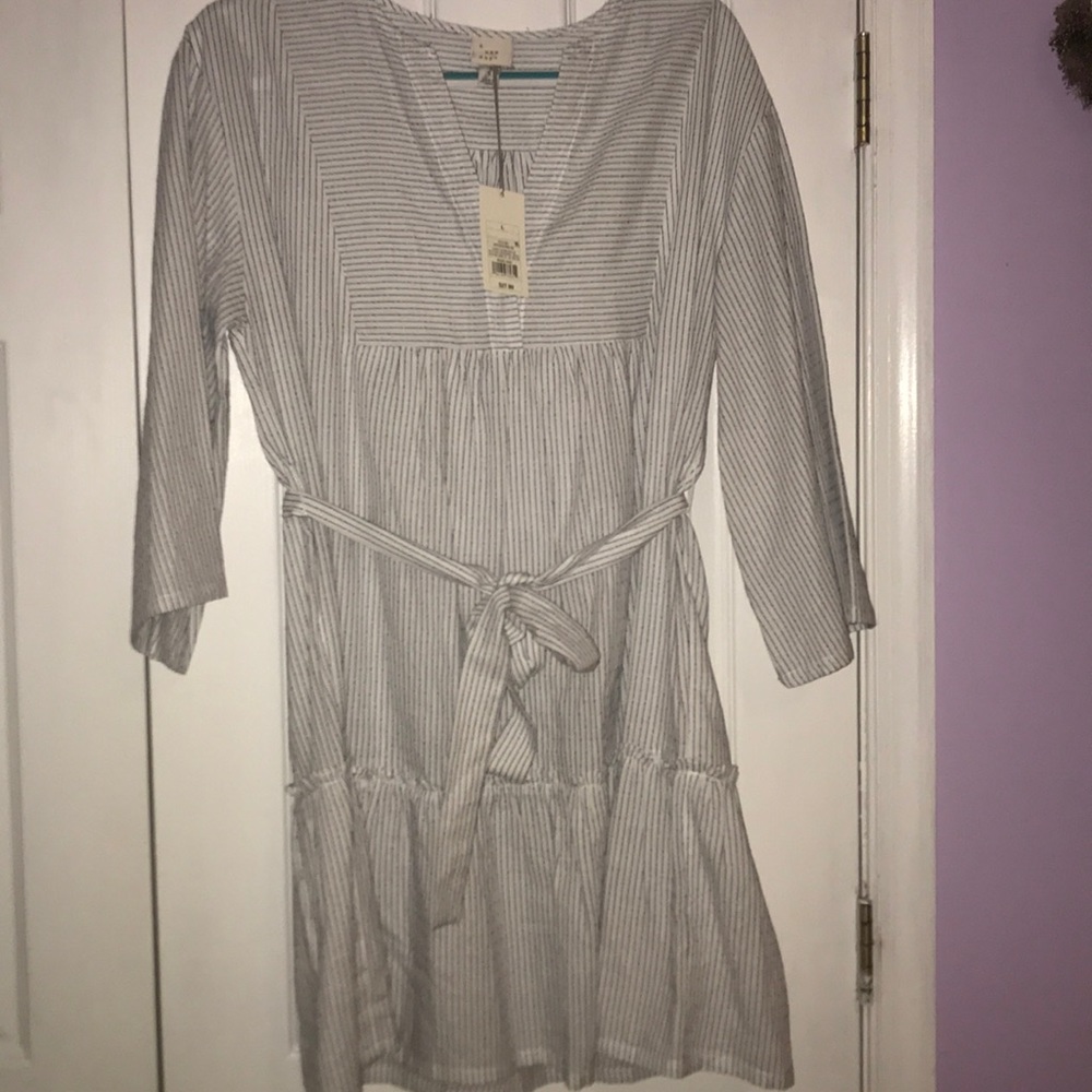 Striped Linen Dress